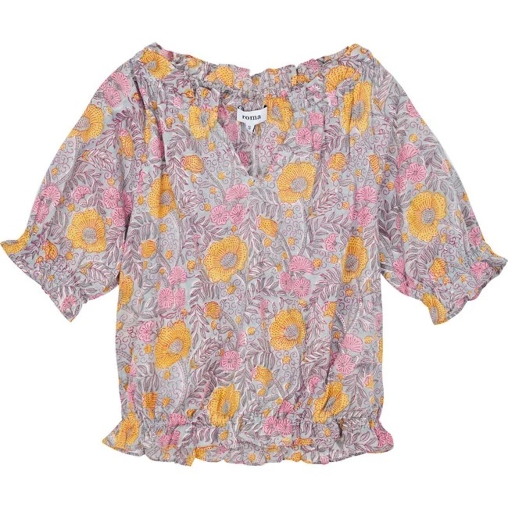 T61 

ROMA LABEL

Women's April British Forest Print Bubble Top